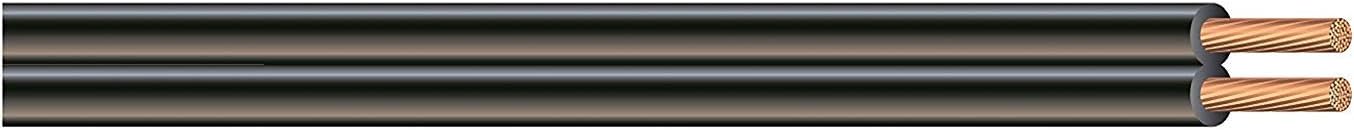 Southwire 55213443 100-Feet 12-Gauge 2 Conductor 12/2 Low-Voltage Underground Direct Burial Landscape Lighting Cable, Black Pack of 2