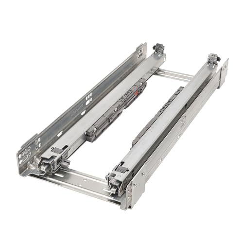 Rev-A-Shelf 5" Pull Out Storage Organizer for Base Kitchen Cabinets w/Soft-Close, Sliding Shelves for Utilities, Utensils or Spices, 448UT-BCSC-5C