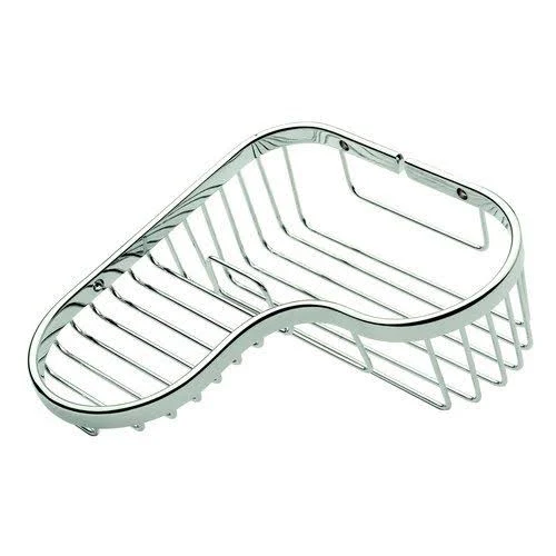 Ginger 504L/SN Splashables Large Combination Corner Basket, Satin Nickel