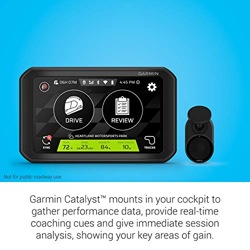 Garmin Catalyst, Driving Performance Optimizer with Real-time Coaching and Immediate Track Session Analysis, for Motorsports and High Performance Driving (010-02345-00) , Black , 6.95 inch