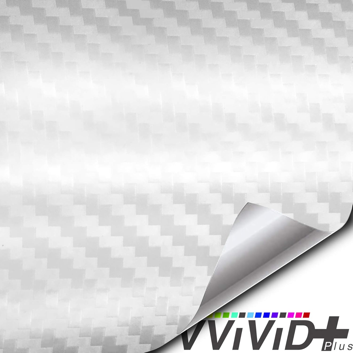 VViViD+ Premium Black Carbon Fiber Vinyl Wrap Film (100ft x 5ft)
