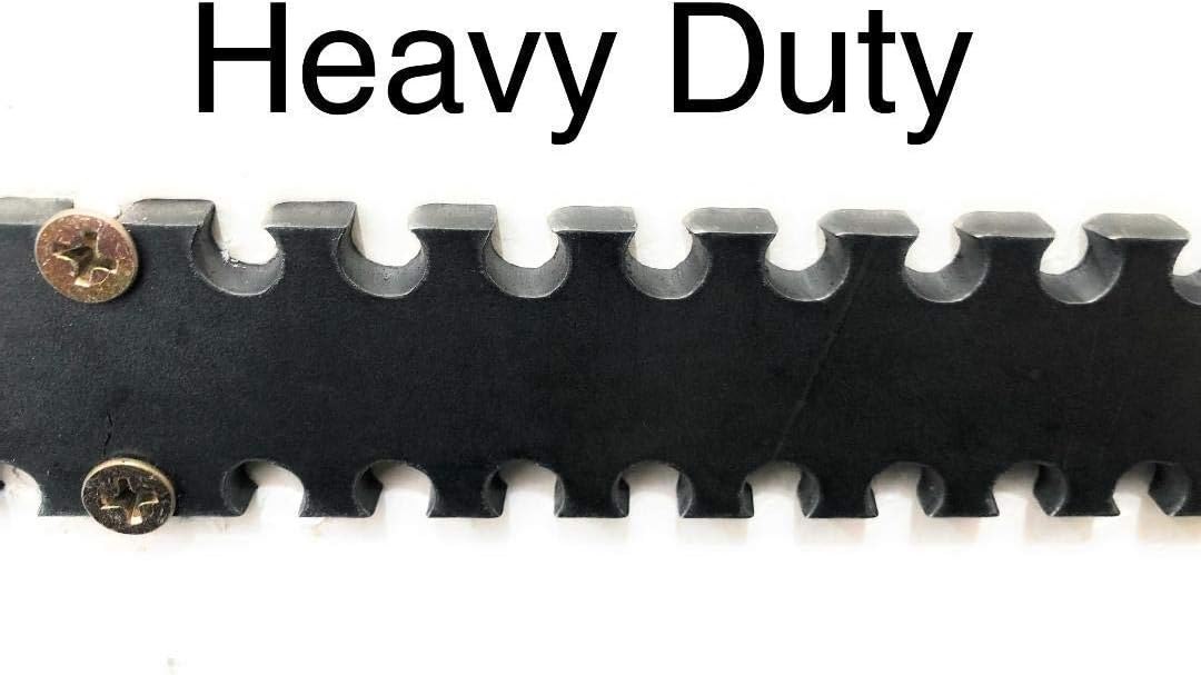 Sheppard Brackets - Heavy Duty Metal Floating Shelf Brackets Easy Mount, Mounting Locations Every Half inch (58 inch) Pack of 2