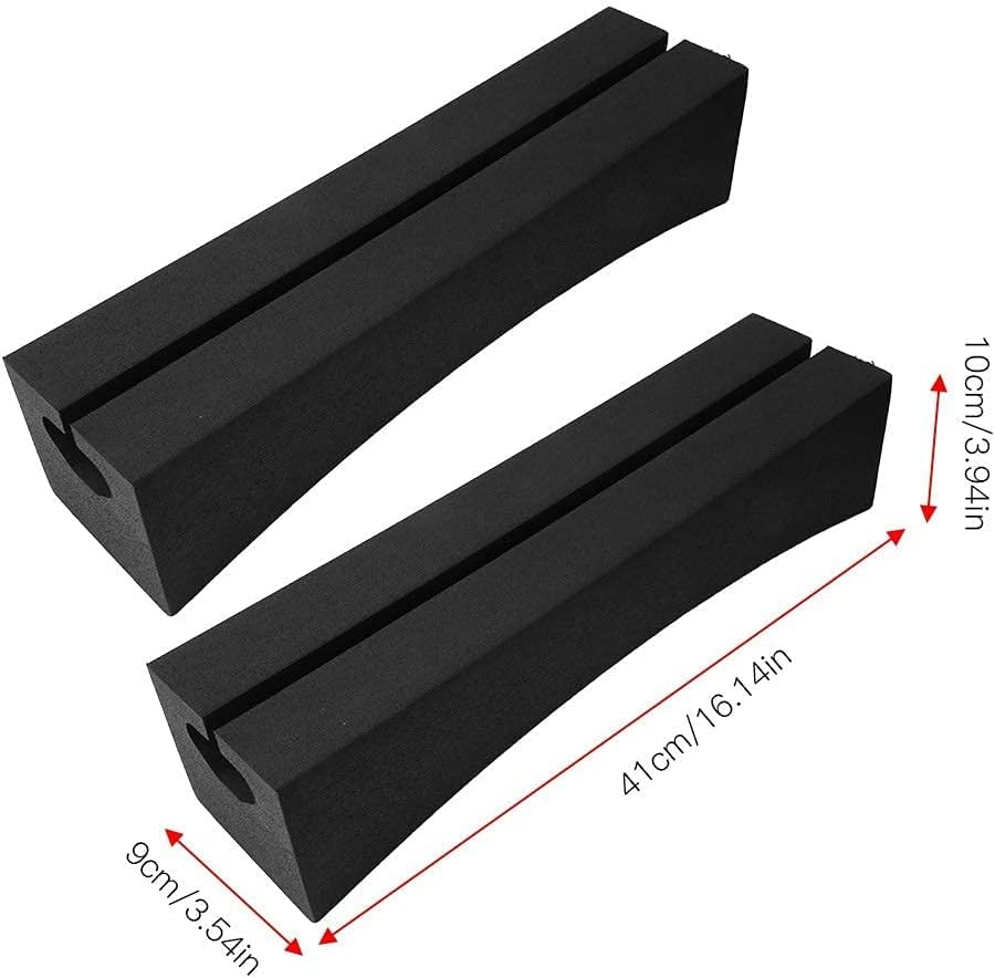 Jadeshay Car Roof Rack Replacement Foam, Universal Soft Standard Foam Block for Roof Racks Car-Top Replacement with Stand-up Paddle Pack of 2