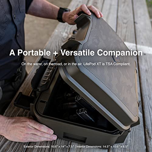 VAULTEK LifePod XT Series Biometric Waterproof Multiple Handgun Safe Modular Interior Secure Rugged Portable Electronic Lockbox with Backlit Keypad (XTSi Gunmetal)