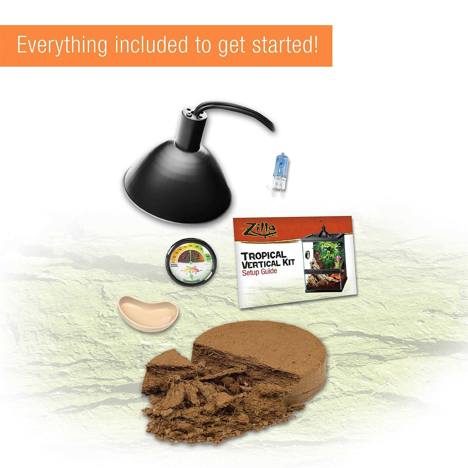 Zilla Vertical Tropical Kit - Pet Supplies online store