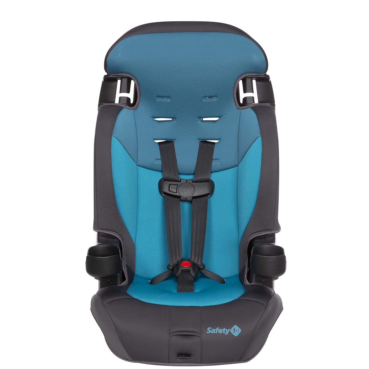 Safety 1st Grand 2-in-1 Booster Car Seat, Forward-Facing with Harness, 30-65 pounds and Belt-Positioning Booster, 40-120 pounds, Capri Teal & Getaway All-in-One Convertible Car Seat, Haze