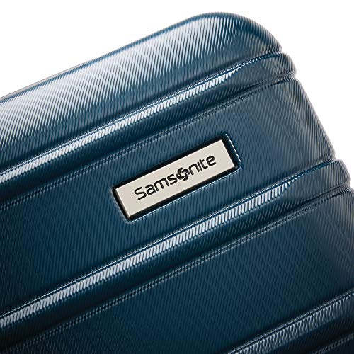Samsonite Omni 2 Hardside Expandable Luggage with Spinner Wheels, 2-Piece Set (19/24), Lagoon Blue