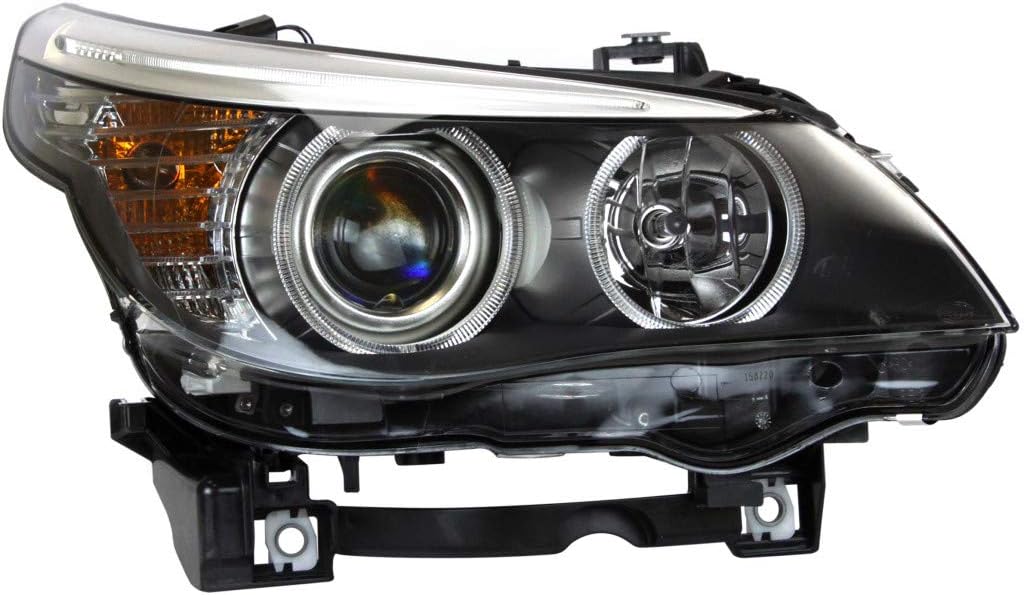 For BMW 5 Series 2008-2010 Headlight Assembly Halogen Passenger Side