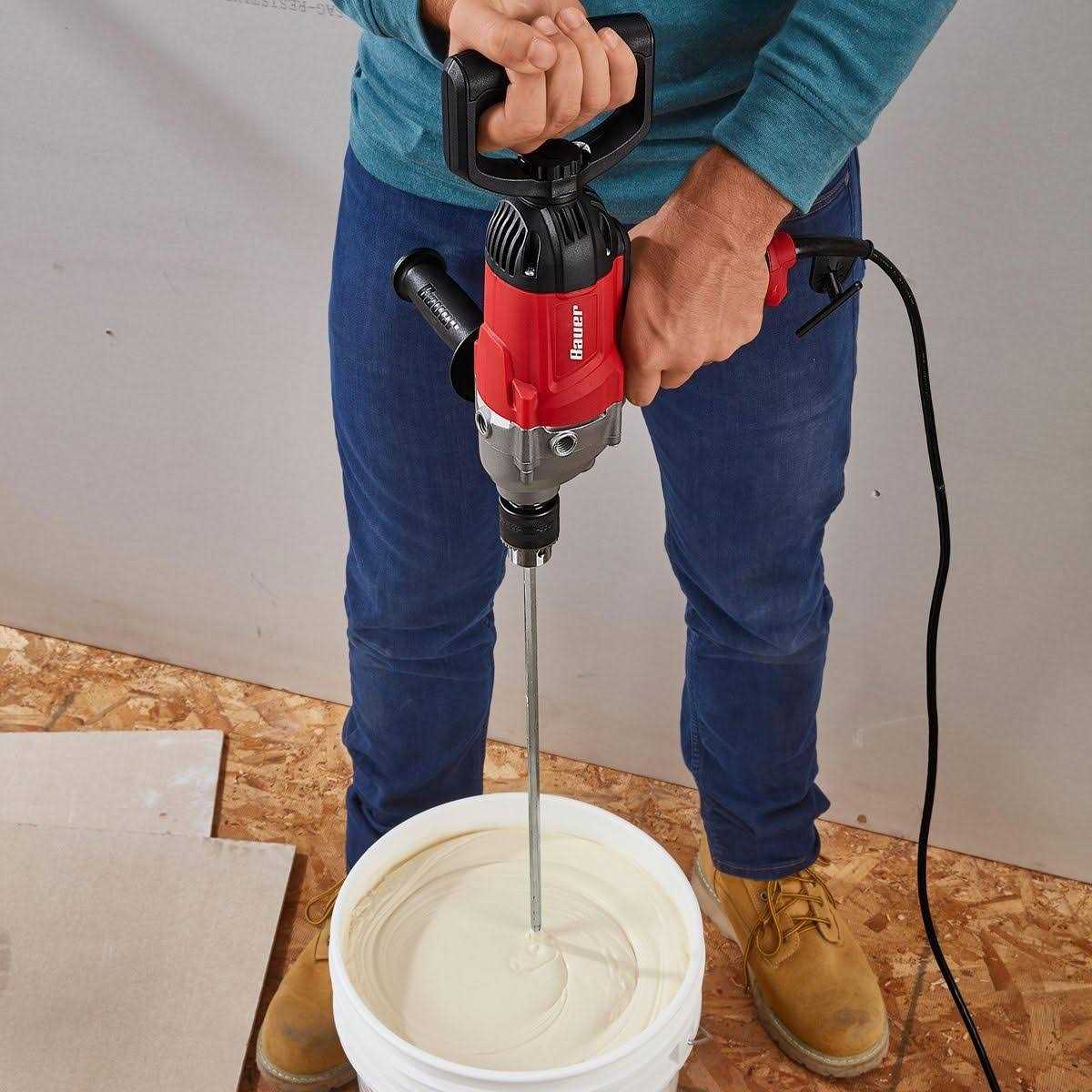 Bauer 7.5 1/2 in. Low Speed Spade Handle Drill/Mixer - Shop Hardware Tools Online Store