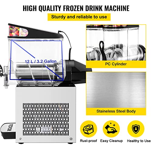 VEVOR Commercial Slushy Machine 12L