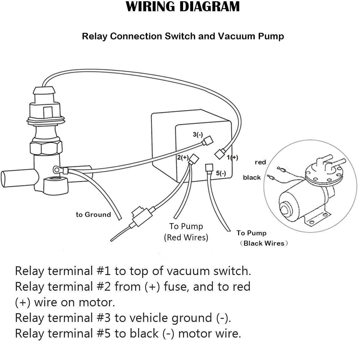 Dracarys 28146 Electric Vacuum Pump Kit For Brake Booster Vacuum Pump Electric Vacuum Pump For Brakes