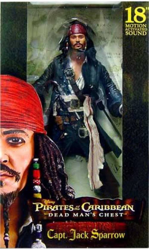 NECA Pirates of The Caribbean Dead Man&s Chest Captain Jack Sparrow Action Figure