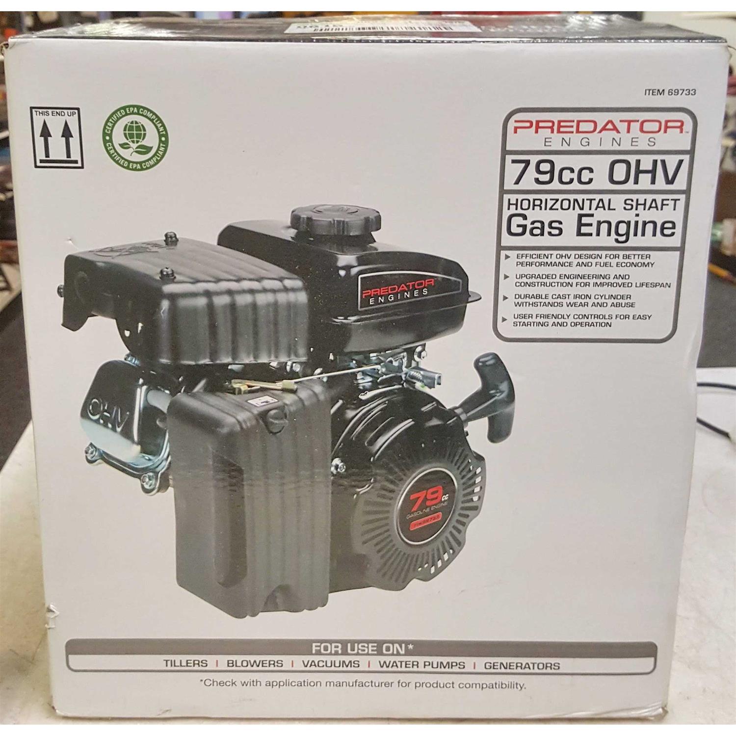 Predator 3 HP OHV Horizontal Shaft Gas Engine - Shop Hardware Tools Online Store