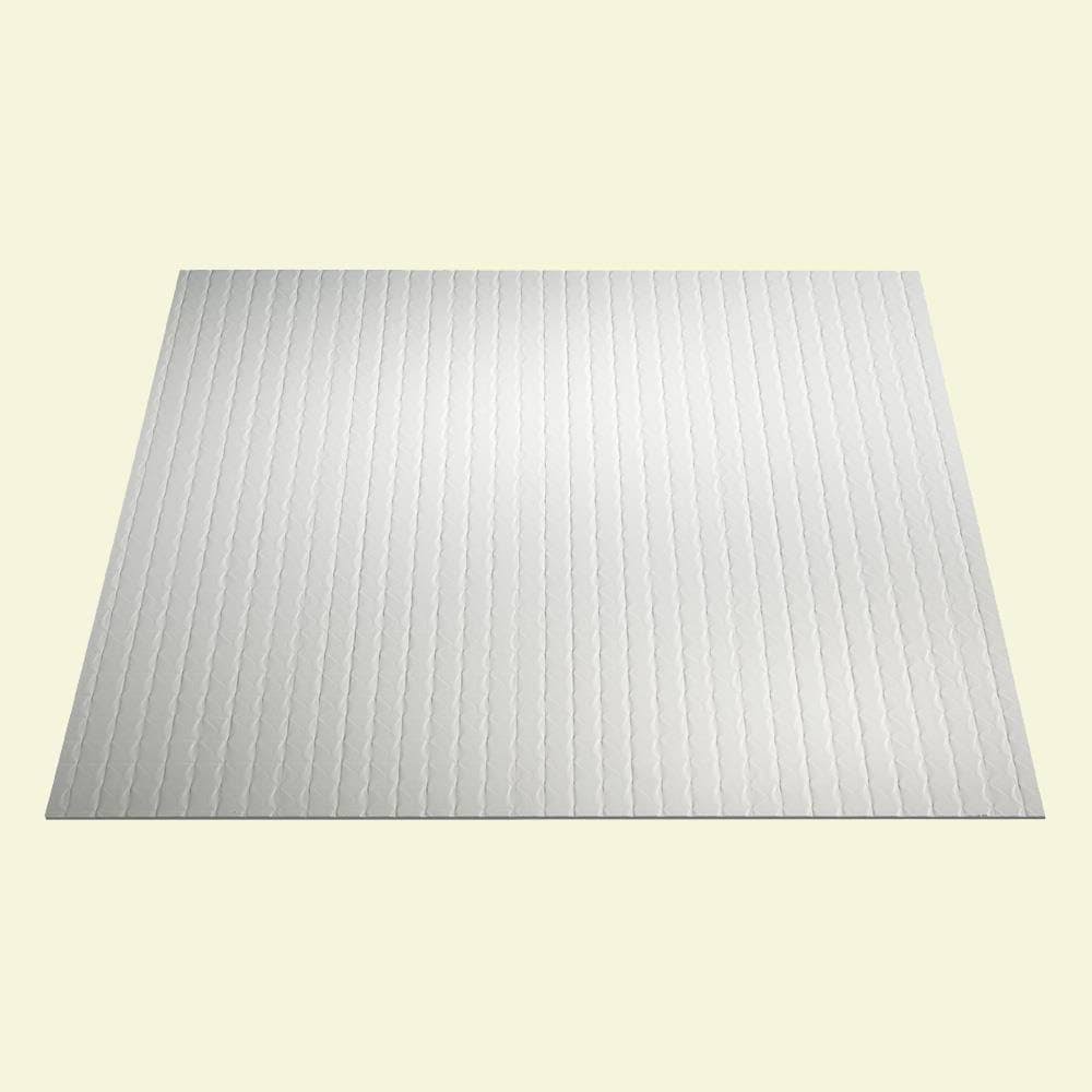 Genesis Easy Installation Classic Pro Lay-In White Ceiling Tile / Ceiling PANEL, Carton of 12 (2& x 2& Tile)