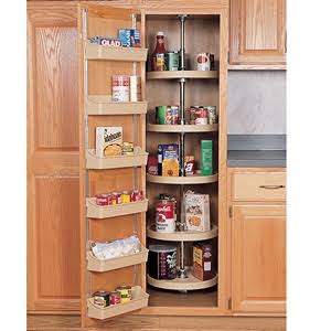 REV-A-SHELF, Inc. 32x22 Polymer Pantry Full Circle 5 Shelf Lazy Susan White Independently Rotating Rev-A-Shelf 6065-32-11-52 by