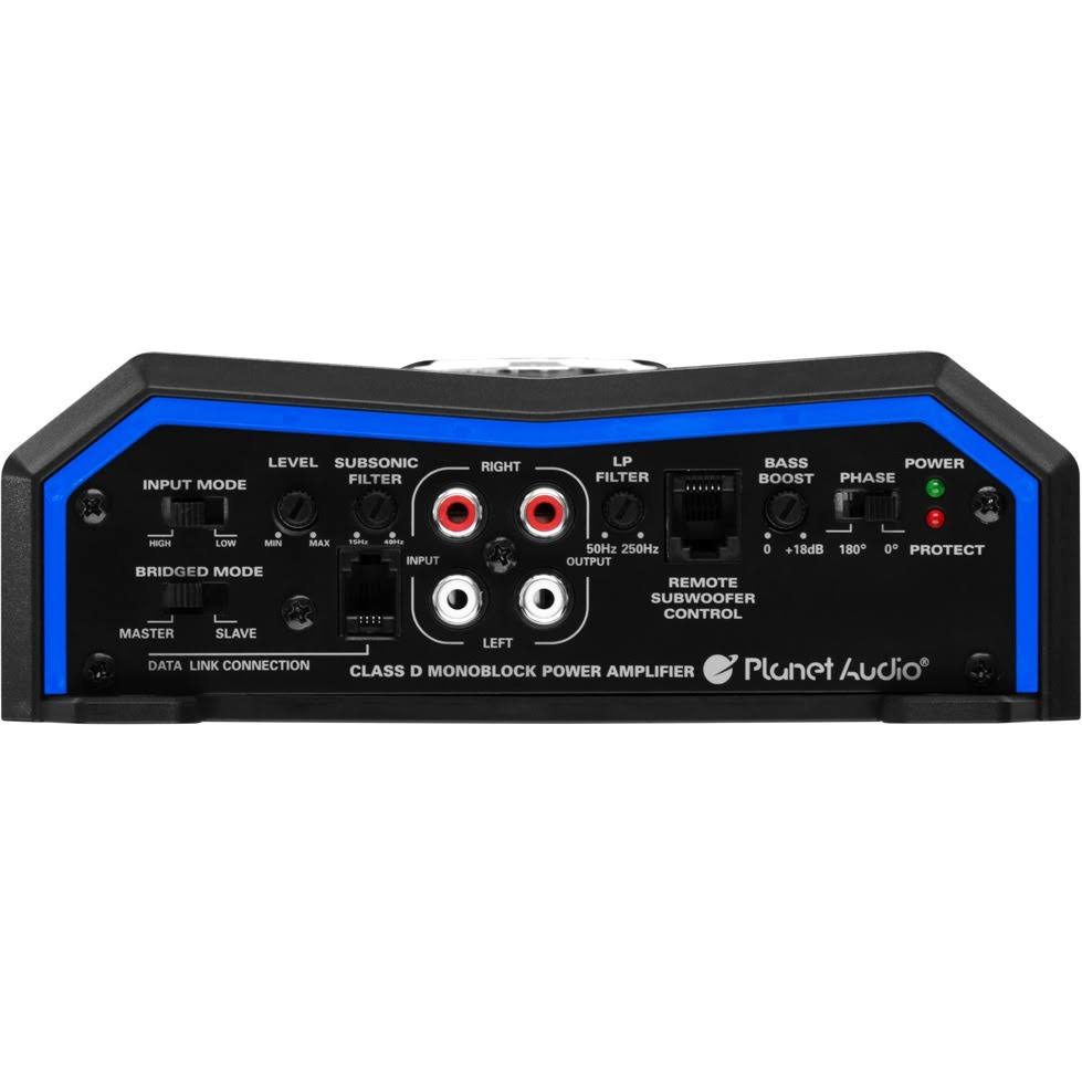 Planet Audio PL40001D Class D Monoblock Car Audio Amplifier
