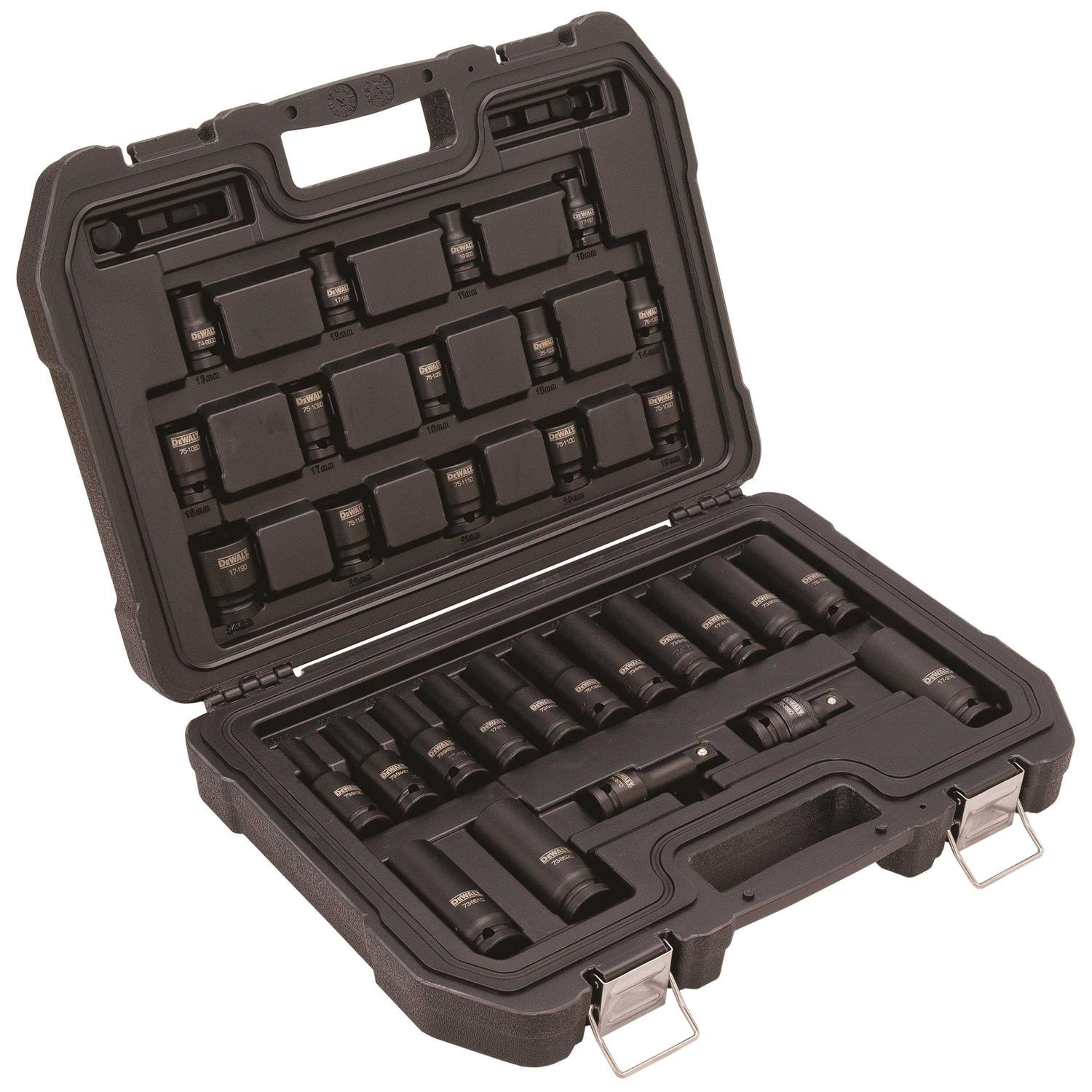 DeWalt 30 Piece 1/2 in Drive Combination Impact Socket Set DWMT19249 - Shop Hardware Tools Online Store