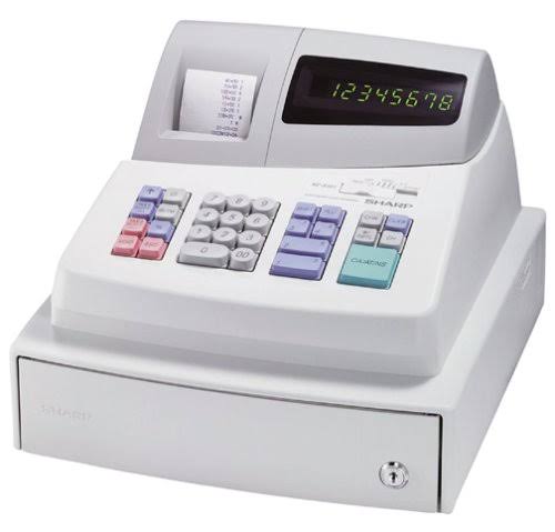 Sharp XE A101 High Contrast LED Cash Register - Shopcashregisters
