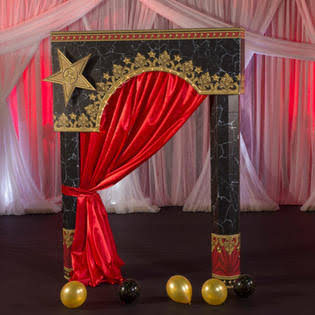 Shindigz 8 ft. 10 in. Lights, Camera, Party! Balcony Entrance