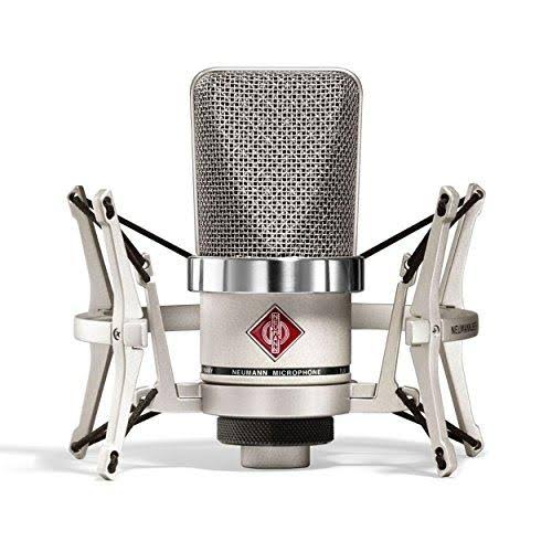 Neumann TLM 102 Studio Set Cardioid Large Diaphragm Condenser Microphone Set Nickel