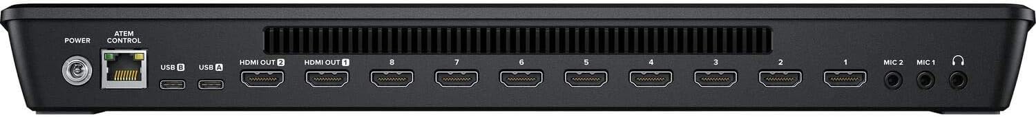 Blackmagic Design ATEM Mini Extreme HDMI Live Stream Switcher Bundle with 6’ HDMI Cable, 7’ Cat5e Cable, and 5-Pack of Solid Signal Cable Ties (SWATEMMINICEXT)…