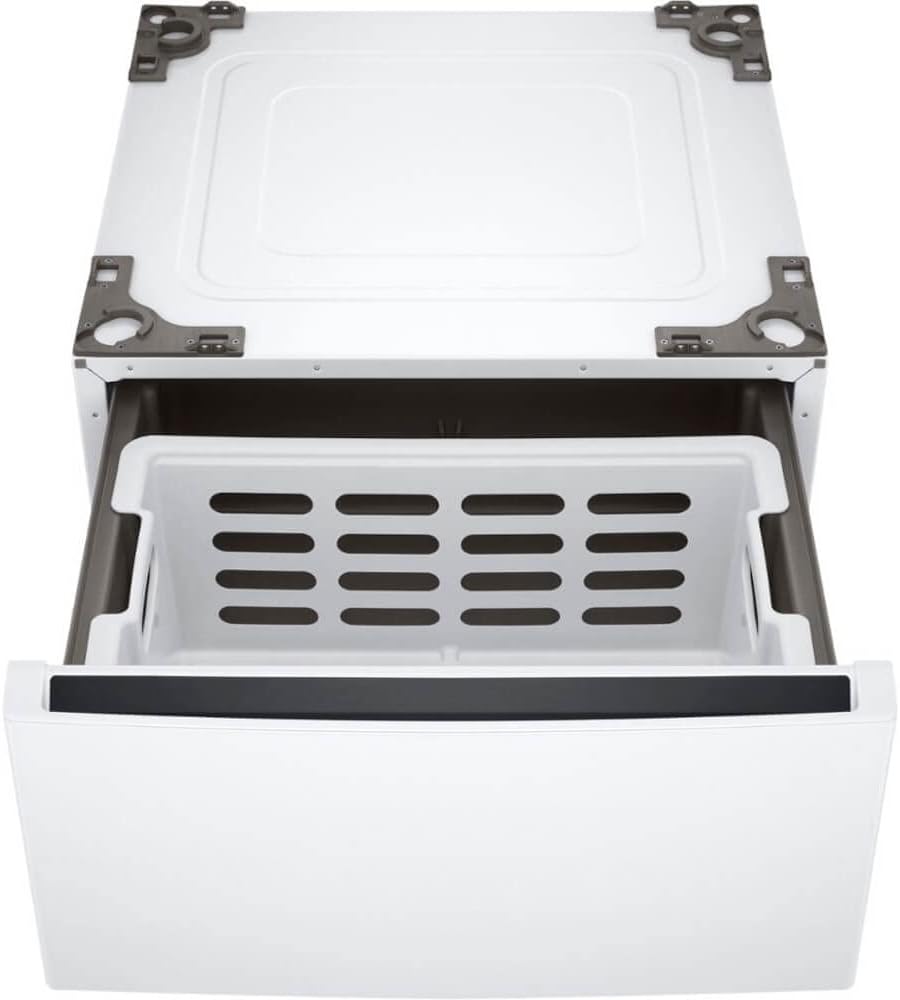 LG WDP6W 27 inch White Laundry Pedestal with Storage Drawer