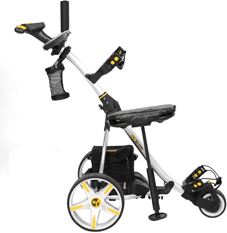 Bat-Caddy X3R Remote Control Cart w/ Free Accessory Kit, Silver, 35Ah SLA