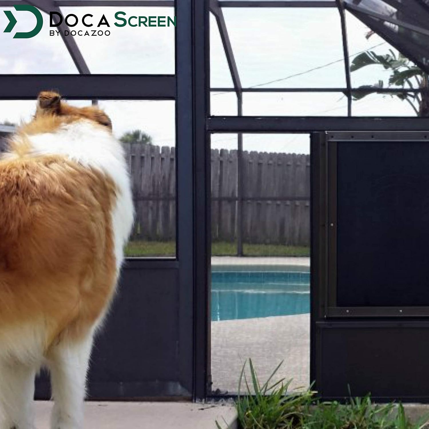 DocaScreen Pet Screen – 36” x 25’ Pet Proof Screen – Pet Resistant Screen for Window Screen, Patio Screen, Door Screen, Porch Screen, and Other Screen enclosures – Dog Screen, Cat Screen, and More Pack of 2