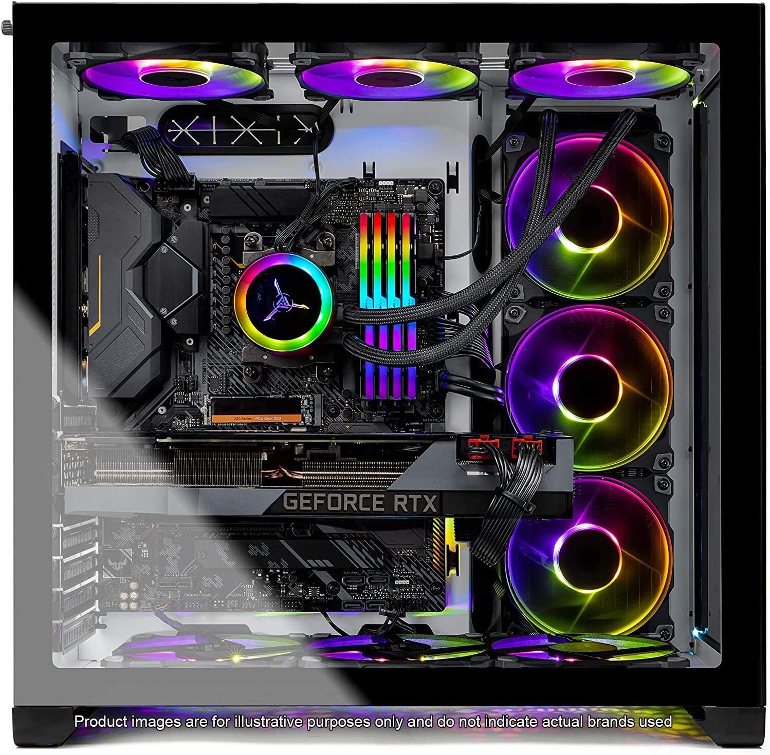 Skytech Prism II Gaming PC Desktop - AMD Ryzen 9 3900X 3.8GHz, RTX 3090 24GB, 32GB 3600mhz RGB Memory, 1TB Gen4 SSD, 360mm AIO