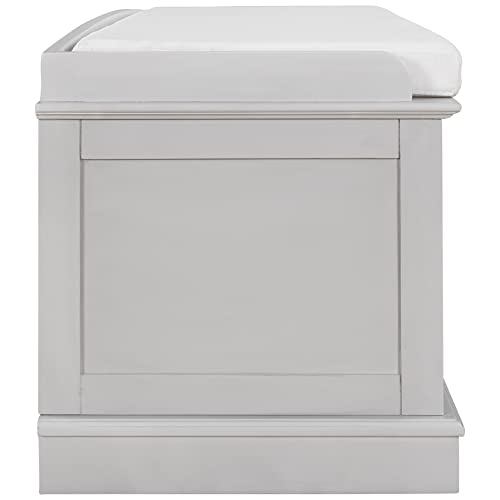 Storage Bench, Entryway Bench with 4 Doors and Adjustable Shelves, Shoe Bench Shoe Cabinet Storage Ottoman with Removable Seat Cushion for Living Room Entryway Hallway (Antique Navy)