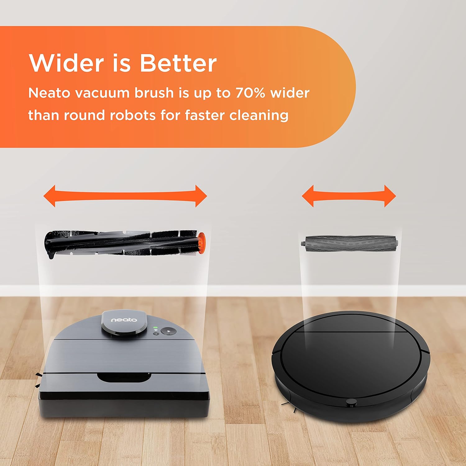 Neato D9 Intelligent Robot Vacuum For Carpet, Hardwood, Tile