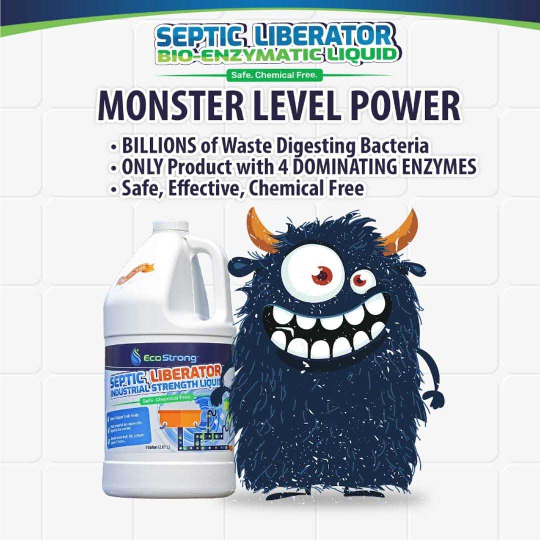 Septic Tank Shock Treatment Bio Enzyme Septic Safe Clears Leach &amp; Drain Fields - Shop Hardware Tools Online Store