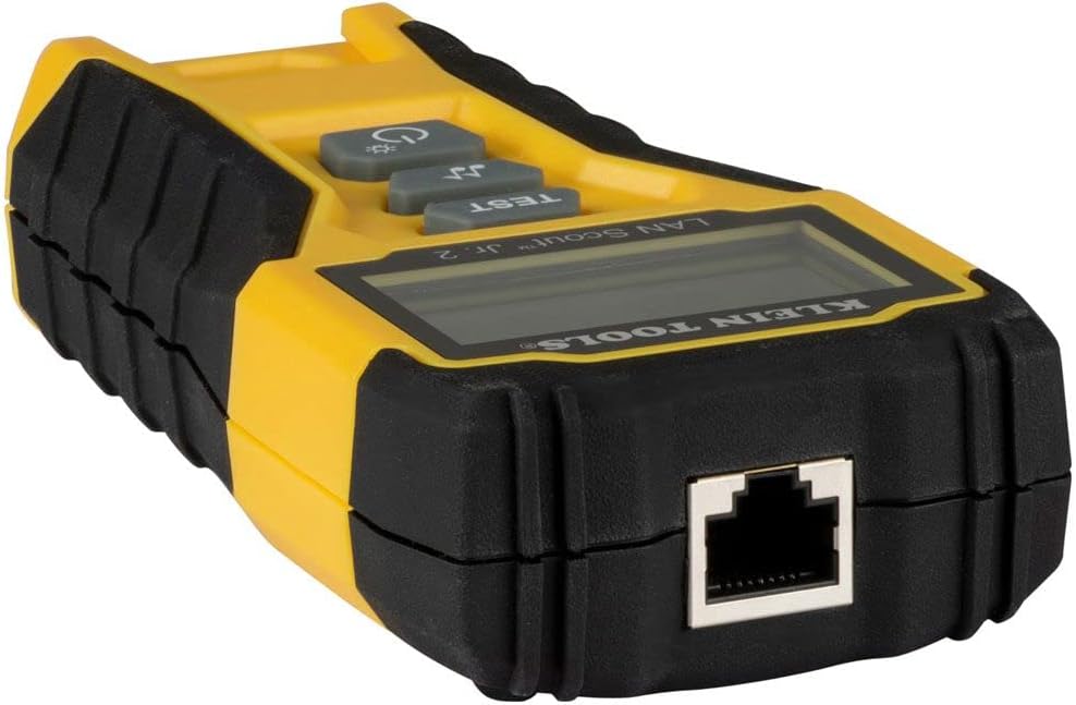 Klein Tools VDV526-200 Cable Tester, LAN Scout Jr. 2 Ethernet Cable Tester for CAT 5e, CAT 6/6A Cables with RJ45 Connections