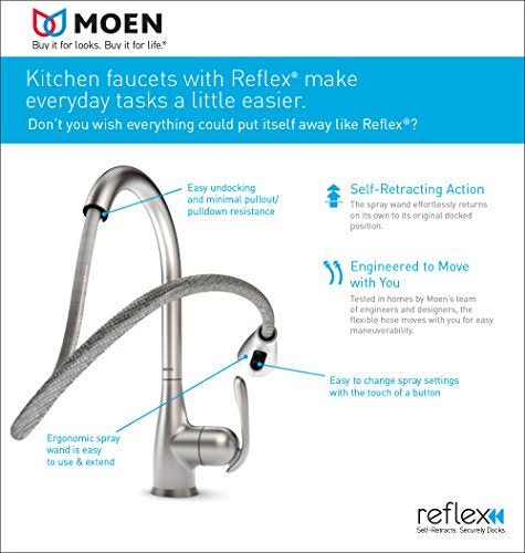 Moen Brantford Oil Rubbed Bronze One-Handle Pulldown Bar Faucet