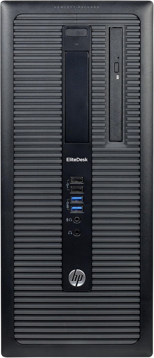HP 800 G1 Tower, Intel Core i7-4770 3.4GHz, 16GB RAM, 256GB Solid State Drive, DVD, Windows 10 Pro 64bit (Renewed)