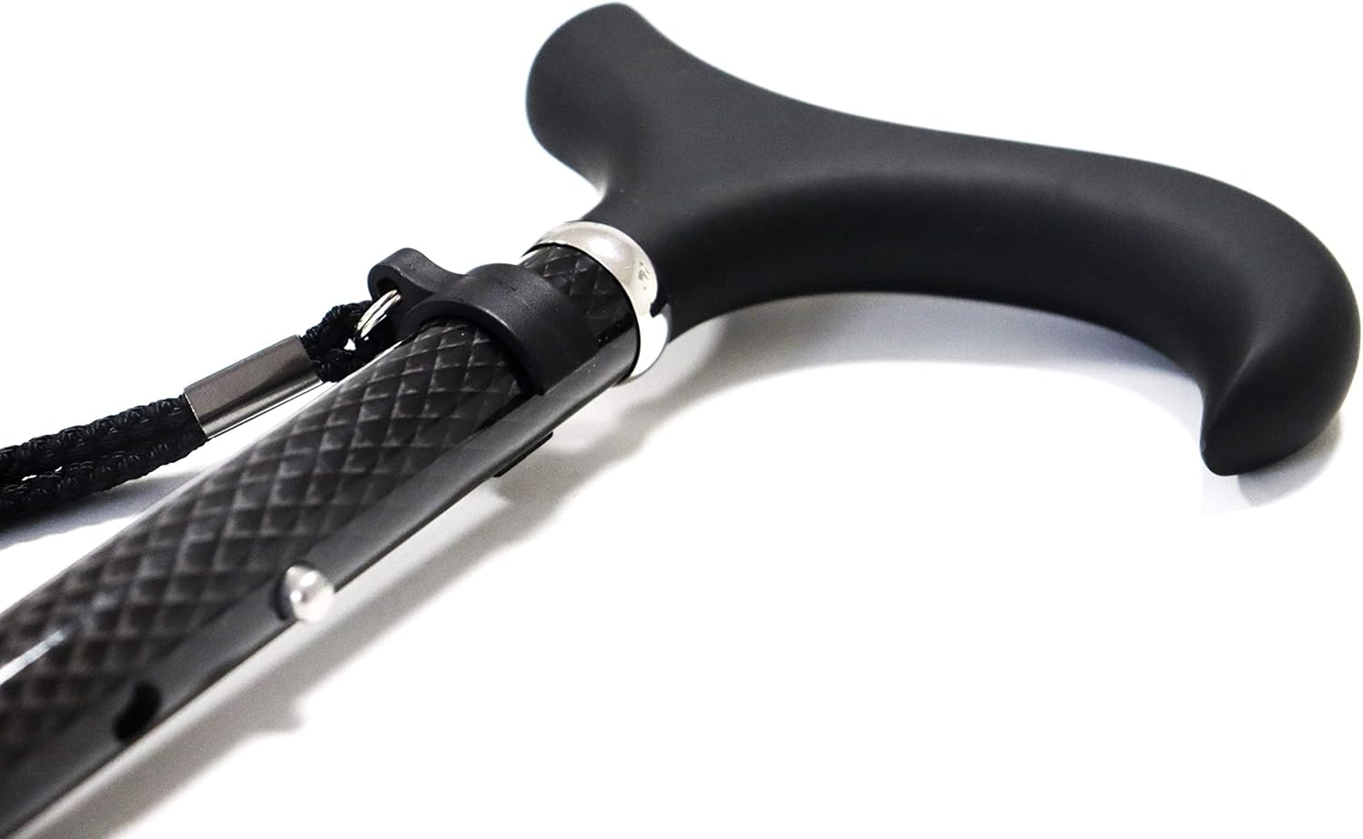 KMINA PRO - Folding Cane for Women, Carbon Fiber Cane, Lightweight Cane, Carbon Fiber Walking Cane, Fold up Cane with Strap, Collapsible Cane, KMINA PRO Carbon Fibre Folding