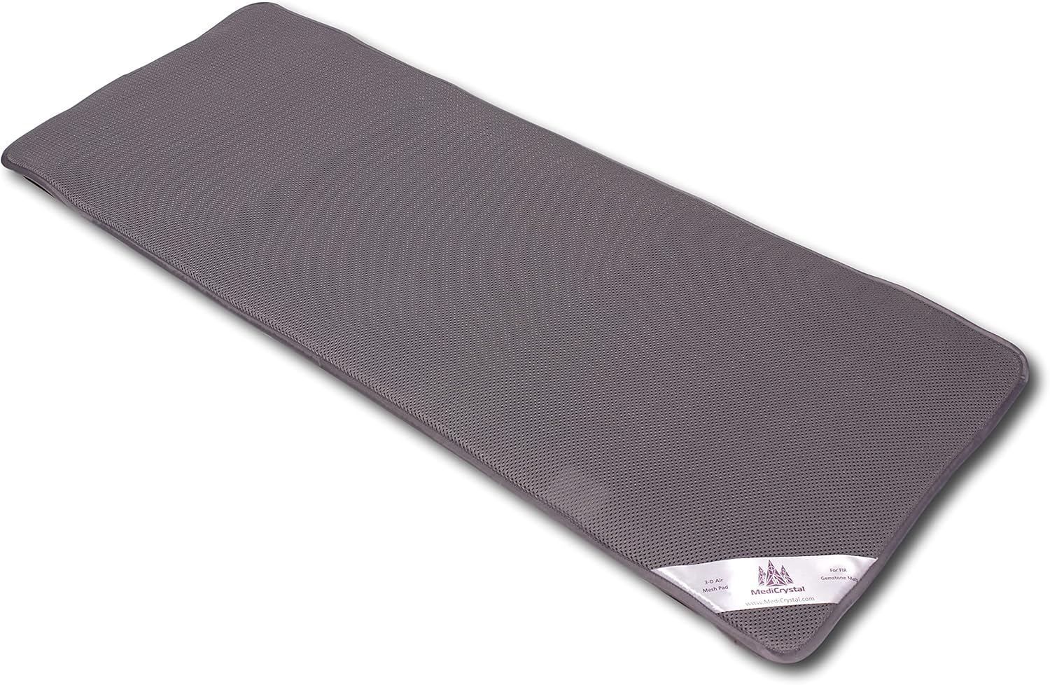 MediCrystal Far Infrared Amethyst Mat 72"L x 32&rdquo;W + 81 Natural Agates + 24 Photon&nbsp;Red Lights - Bio Stimulation Therapy for Back Pain - FDA Registered Manufacturer - Professional FIR Heating Pad