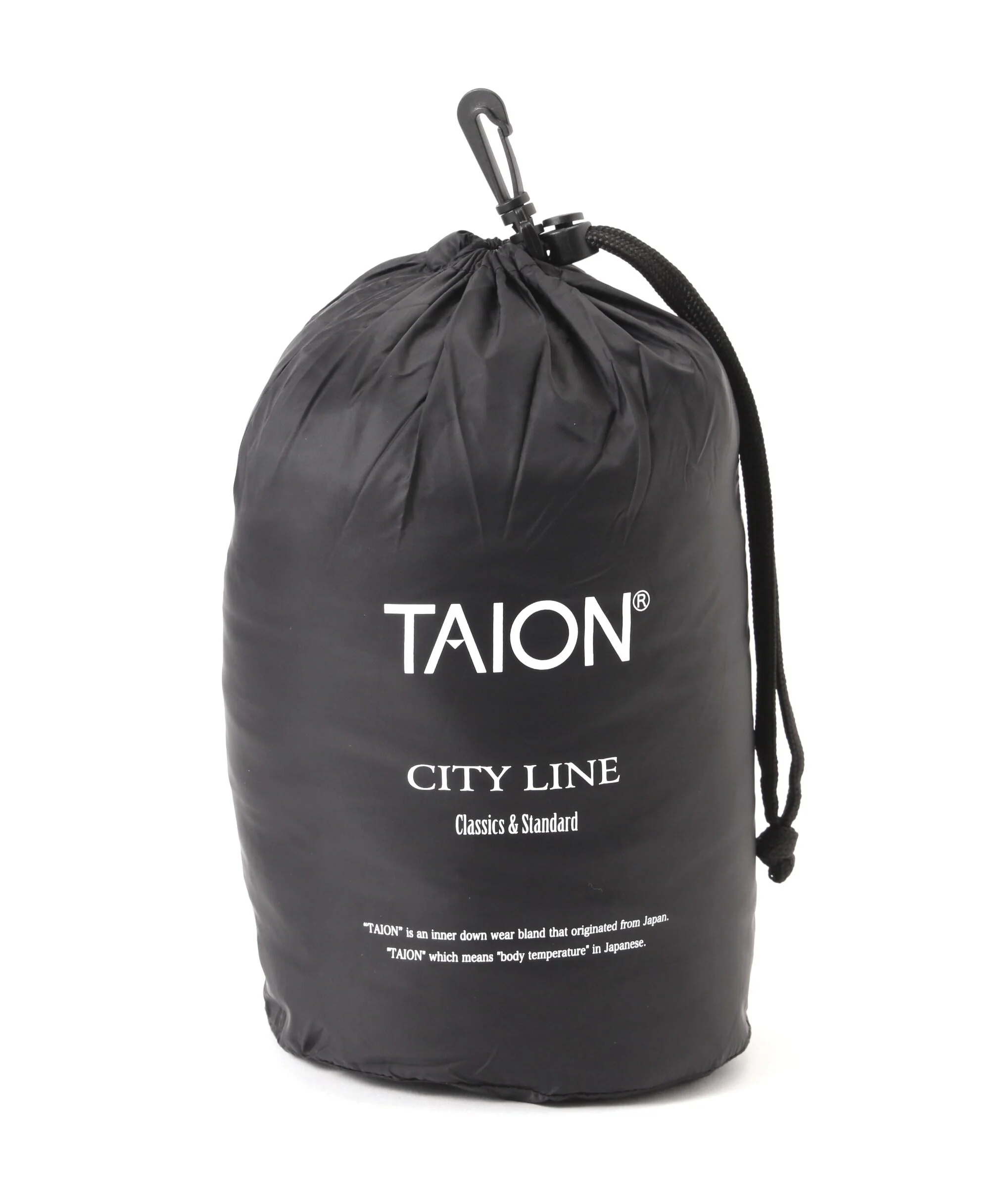 TAION/タイオン/TAION CITY CREW NECK DOWN JACKET
