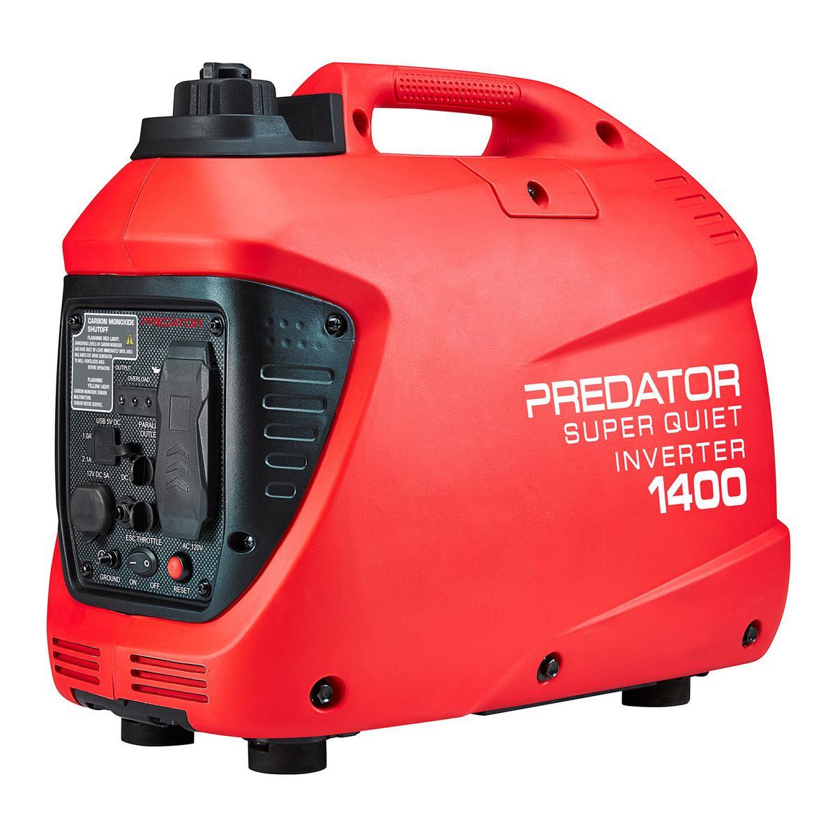 PREDATOR 1400 Watt SUPER QUIET Inverter Generator with CO SECURE Technology, EPA