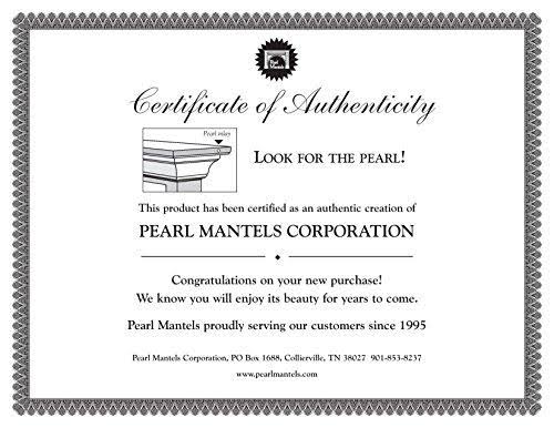 Pearl Mantels Williamsburg 56 inch Fireplace Mantel Unfinished