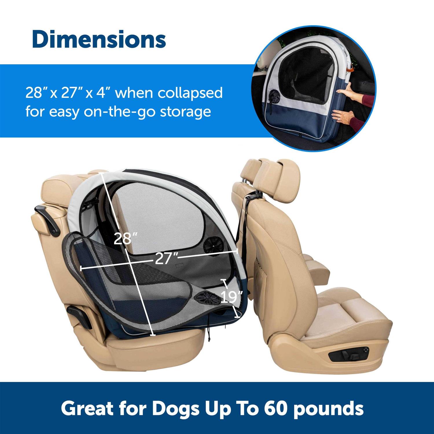 PetSafe Happy Ride Collapsible Travel Crate - Pet Supplies online store