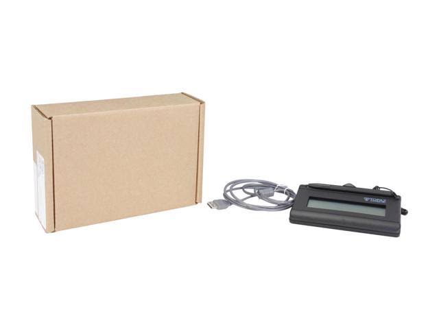 Topaz SigLite LCD 1X5 T-L460-HSB - USB Signature Terminal - 4.4x22 x 1.3x22