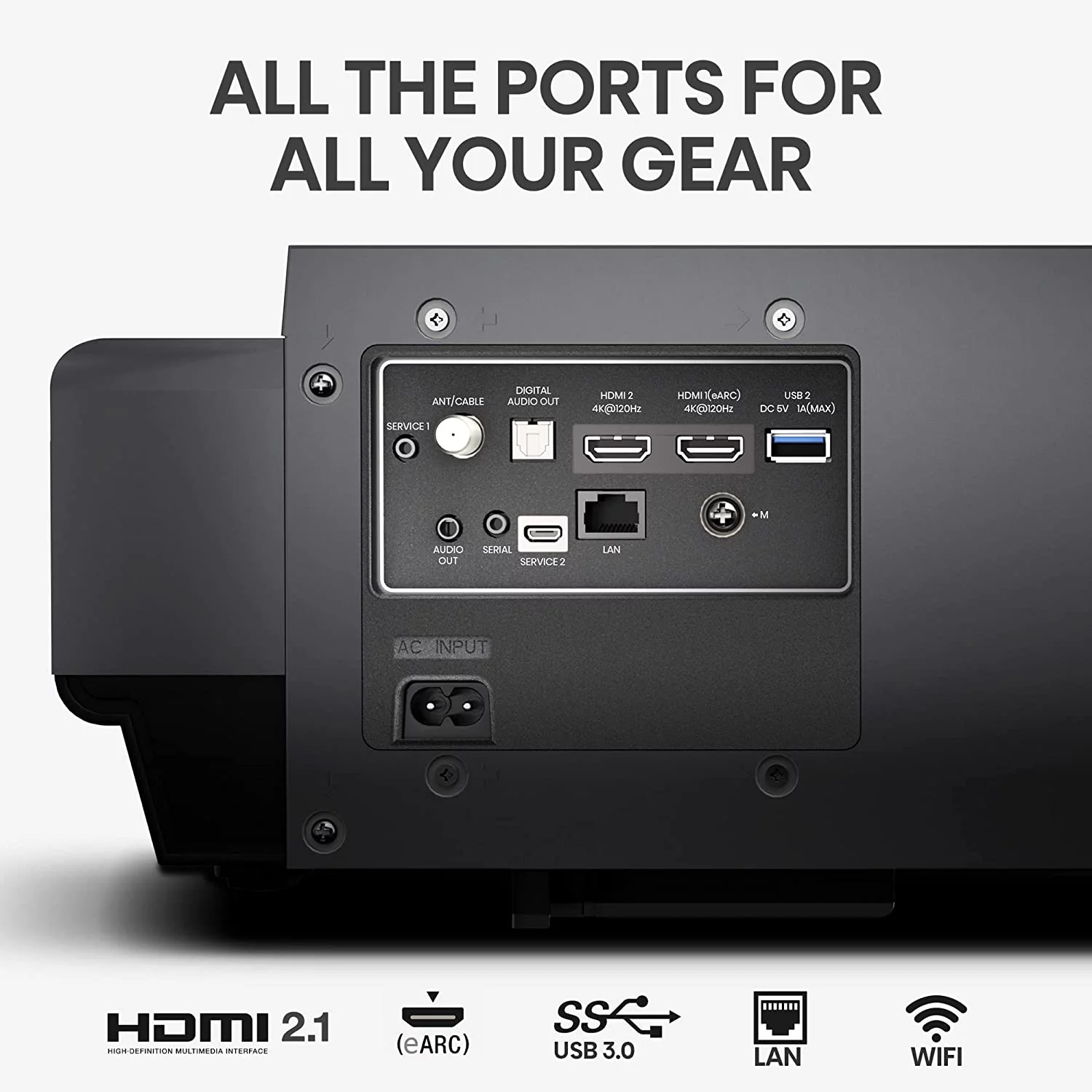 Hisense PX1-PRO TriChroma Laser Cinema Projector with an Additional 1 Year Coverage by Epic Protect (2022)