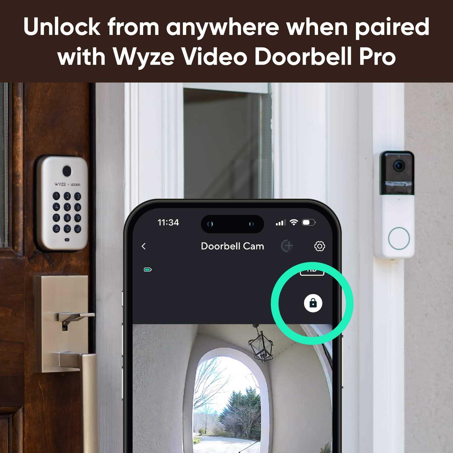 Wyze Lock Bolt Fingerprint Keyless Smart Entry Door - Shop Hardware Tools Online Store