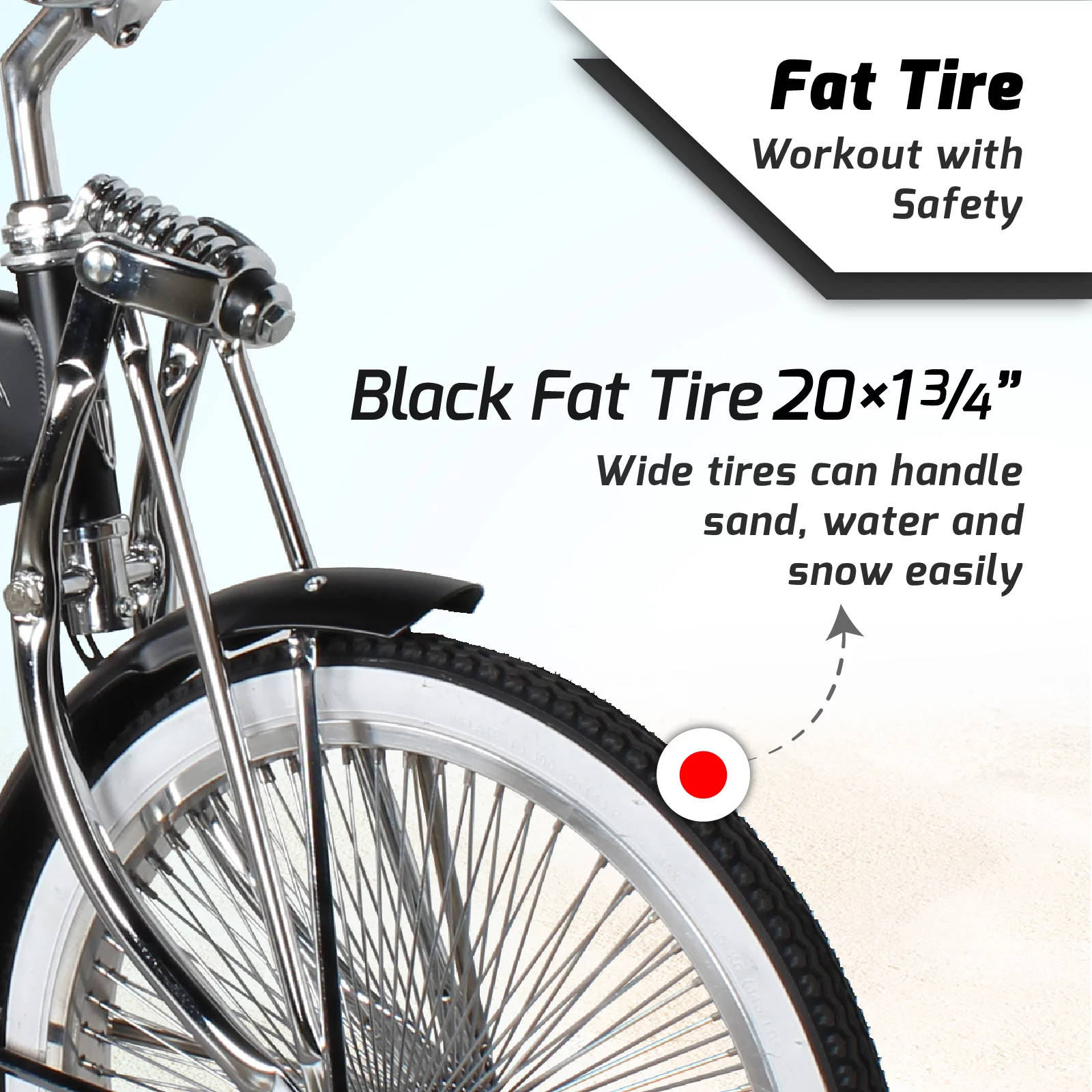 Tracer Hyena Classic Beach Cruiser Bike, City Bike, Lowrider Springer Fork Bike Retro Banana Seat,High Rise Handlebar, Coaster Brakes, 20 inch Wheels, 20X1.75 Fat Tire Matte Black