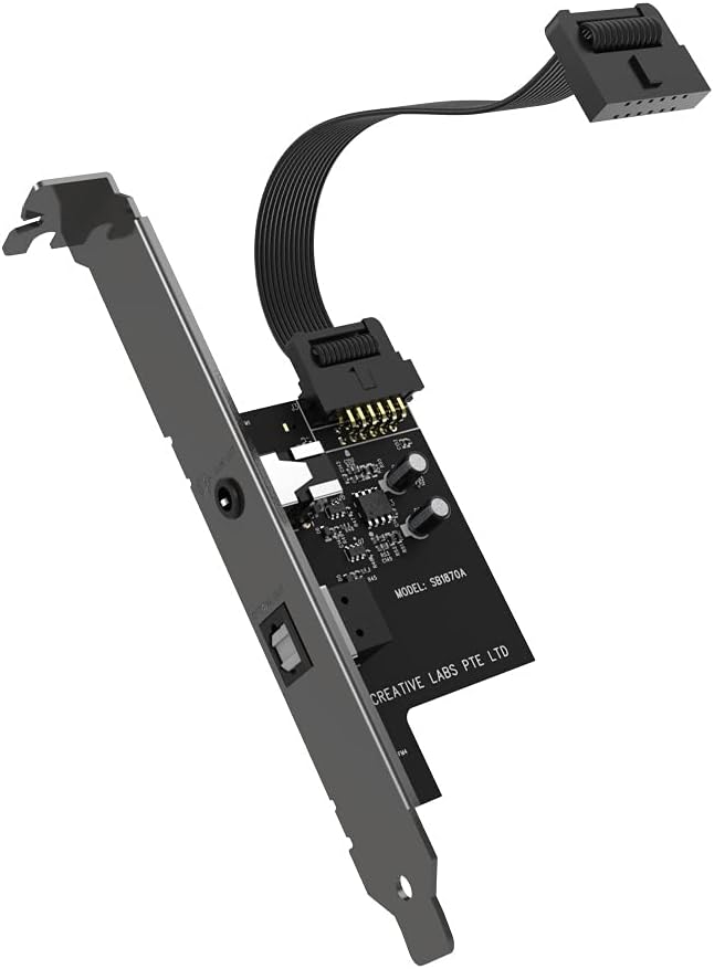 Creative Sound Blaster Audigy FX PCIe 5.1 Sound Card with High Performance Headphone Amp