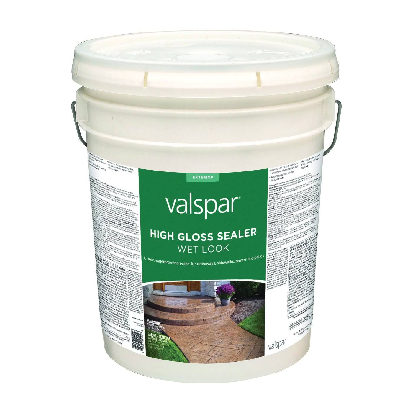 Valspar Wet Look High Gloss Sealer - 5 gal bucket