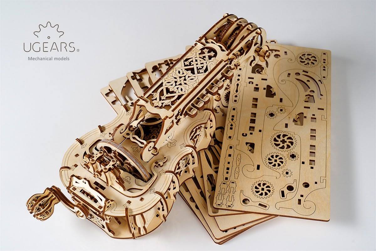 Ugears Hurdy Gurdy Mechanical 3D Puzzle