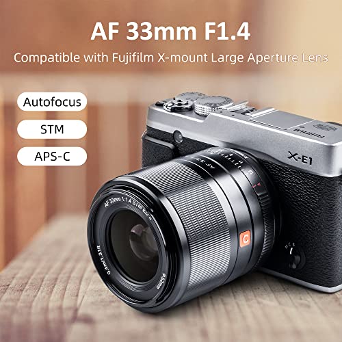 VILTROX 27mm F1.2 Pro Level XF Fuji Autofocus Lens f/1.2 Large Aperture APS-C Lens Compatible with Fuji X-Mount Mirrorless Cameras XH2S XH2 XT5 XT4 XT3 XS20 XT30 II XT200