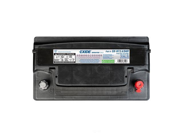 Exide Sprinter Max 12 Volts Lead Acid 6-cell H7/L4/94R Group Size 800 Cold Cranking Amps (BCI) Auto Battery
